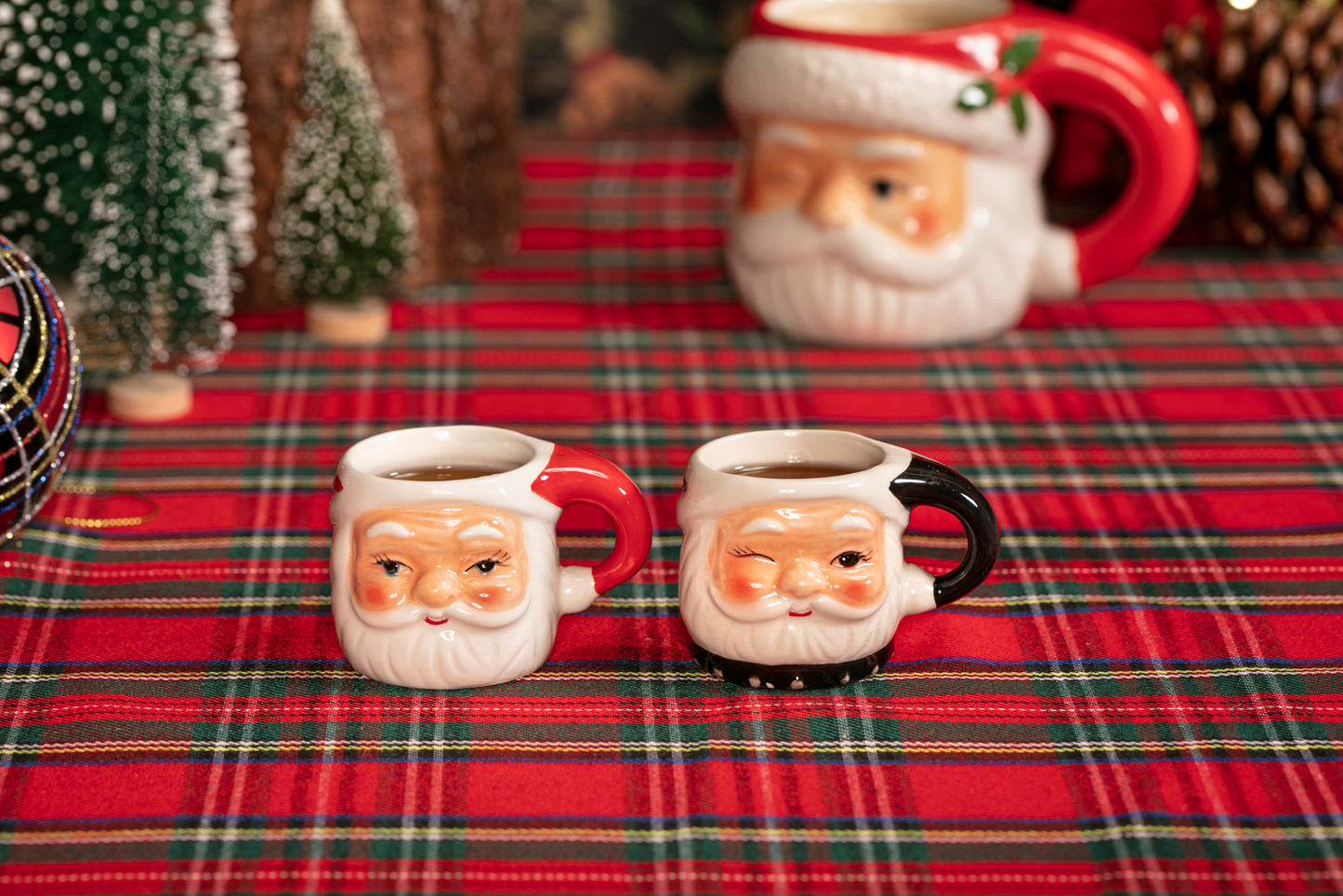 Naughty/Nice Ceramic Shot Glasses